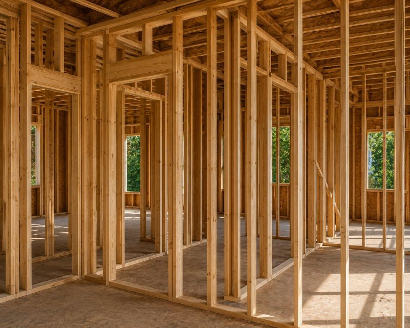 Basement Wall Framing in Conroe, TX