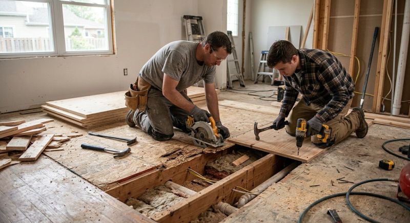 Underfloor Repair in Wilmington, NC